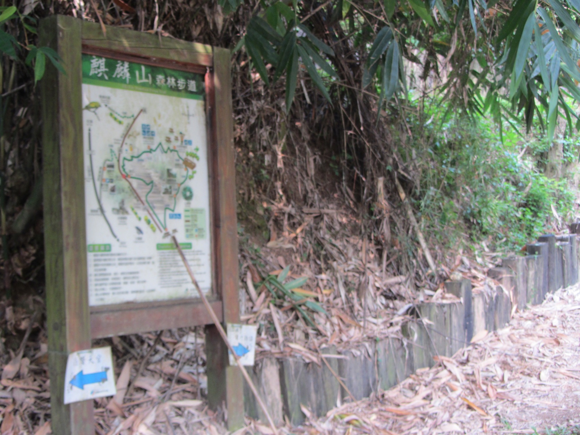 麒麟山步道-步道導覽牌誌